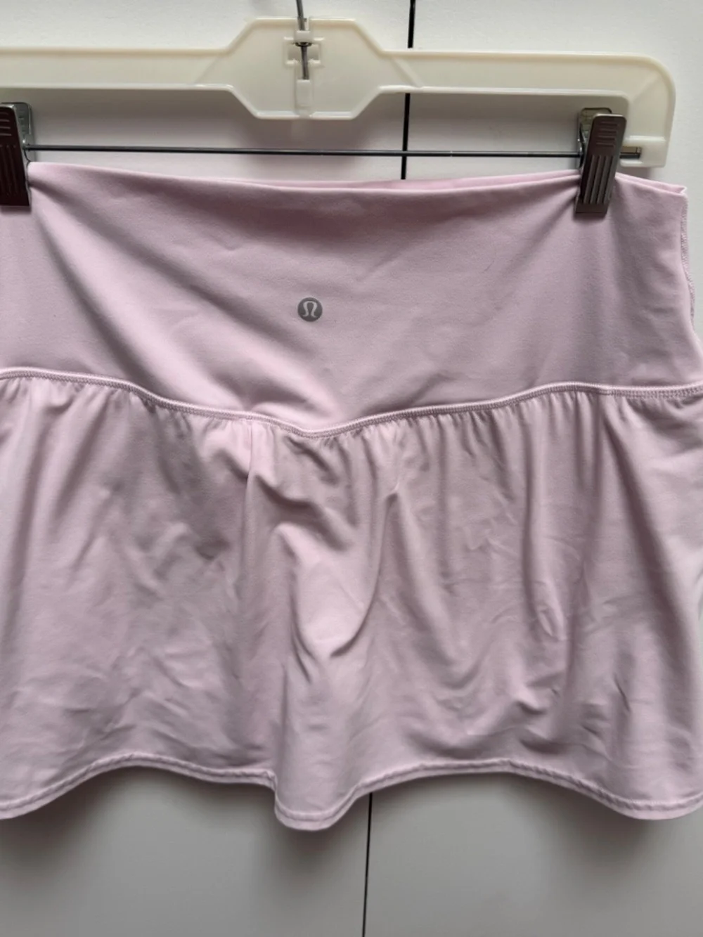 Lululemon Align tennis skirt, pale pink, with shorts liner, size 14
